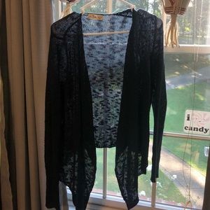 Hollister navy blue cardigan